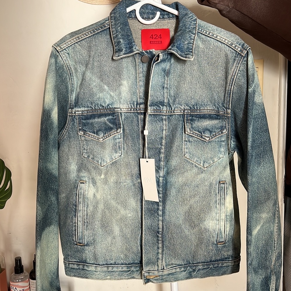⚫️NWT ARMES x 424 Denim Trucker Jacket Men's XS